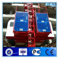 SC200/200--2000KG double cage construction hoist CE GOST approved